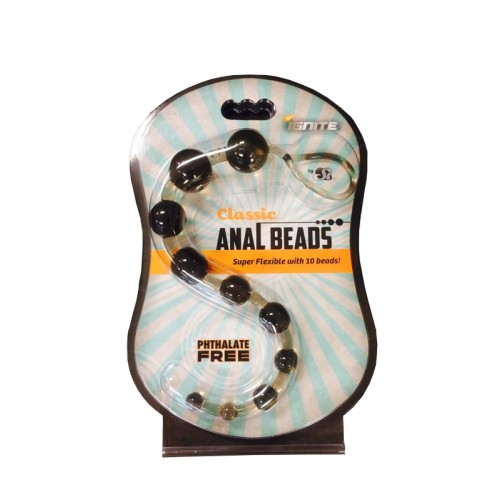 SI Classic Anal Beads - Black