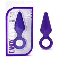 Luxe Candy Rimmer Medium Anal Plug in Purple