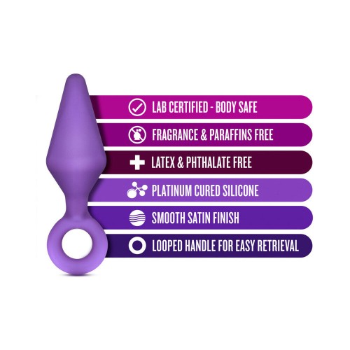 Luxe Candy Rimmer Medium Anal Plug in Purple