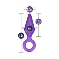 Luxe Candy Rimmer Medium Anal Plug in Purple