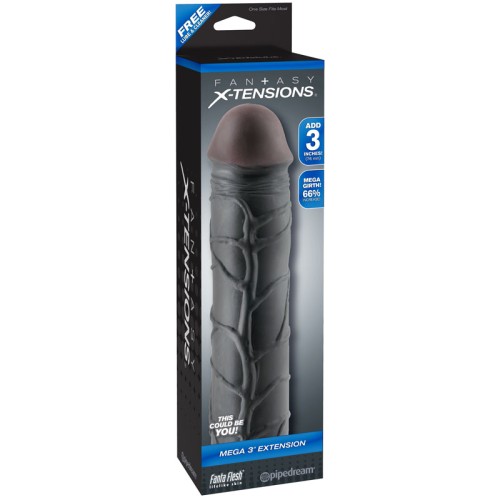 Pipedream Fantasy X-tensions Mega 3 inch Extension for Enhanced Fun