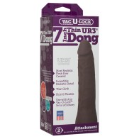 Vac-U-Lock 7-Inch Thin Dong ULTRSKYN Black