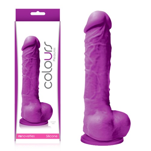 Dildo Morado Colours Pleasures de 5 in.