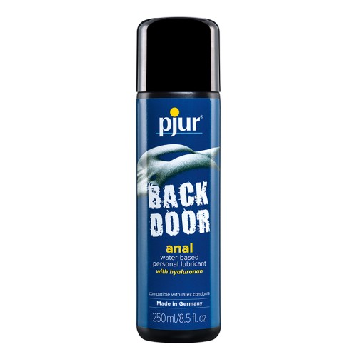 Lubricante Anal a Base de Agua pjur Back Door - 8.5 oz - Seguro para Todos