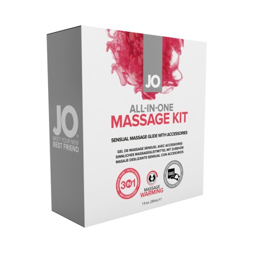 JO All-In-One Massage Glide Kit for Sensual Experiences