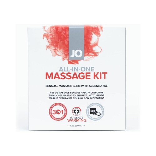 JO All-In-One Massage Glide Kit for Sensual Experiences