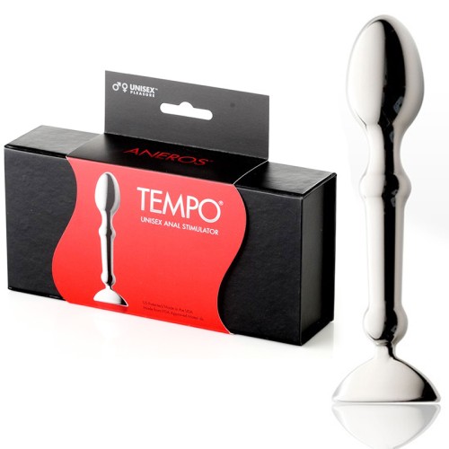 Aneros Tempo Estimulador Anal Unisex de Acero Inoxidable