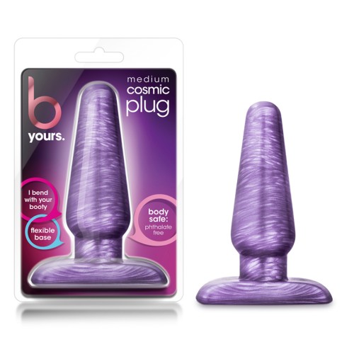 Cosmic Medium Purple Anal Plug - Safe and Fun