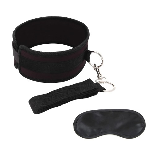 Juego de Collar y Correa Lux Fetish