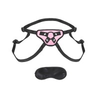 Arnés Strap-On Pretty in Pink de Lux Fetish