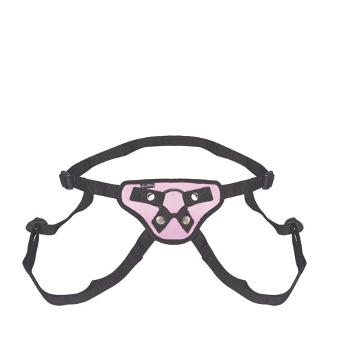 Lux Fetish Pretty in Pink Strap-On Harness