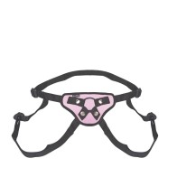 Lux Fetish Pretty in Pink Strap-On Harness