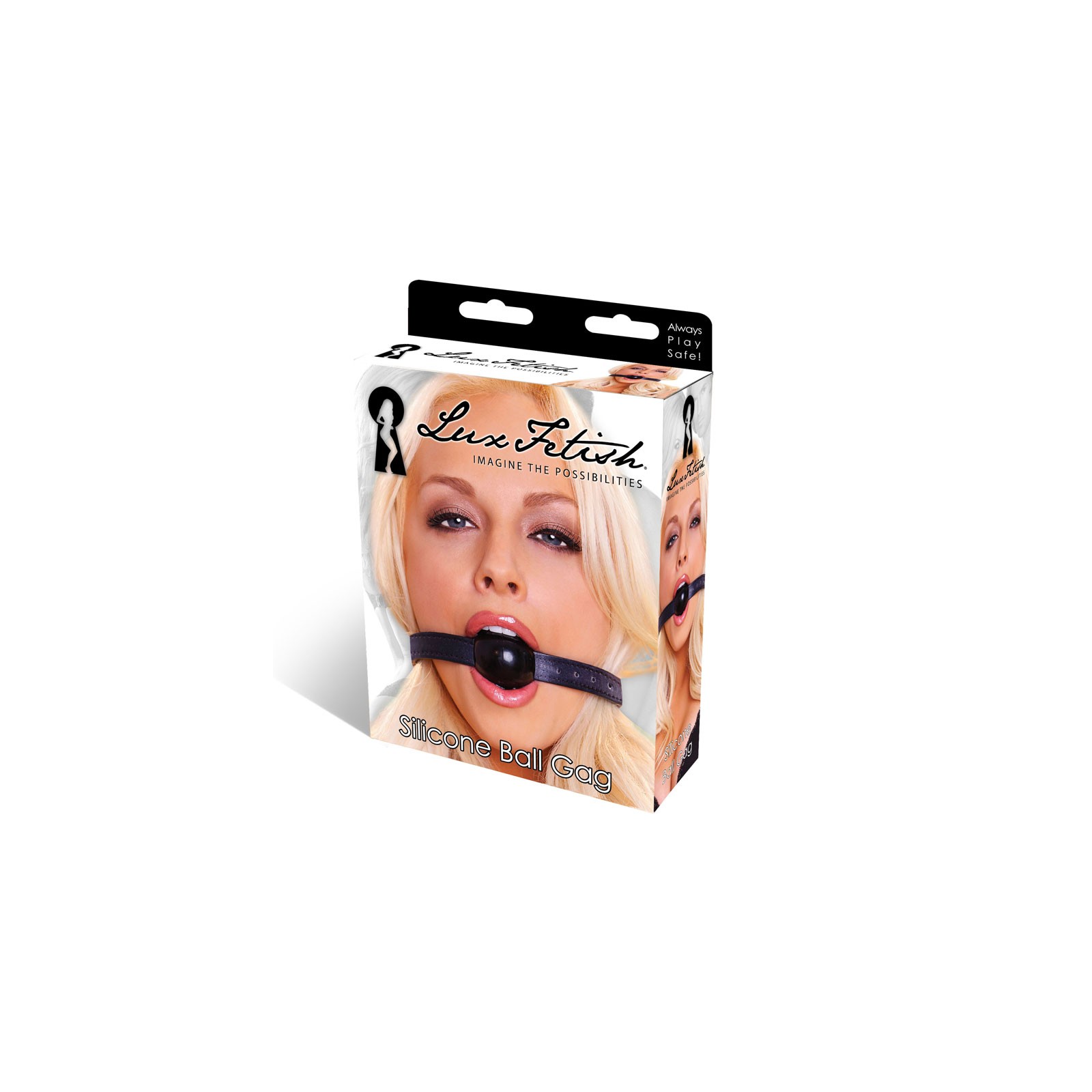 Lux Fetish Silicone Ball Gag for Perfect Restraint