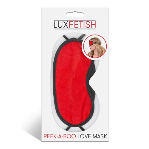 Lux Fetish Peek-A-Boo Love Mask - Explore Your Fantasies