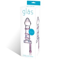 Candy Land 6.5 in. Glass Rotating Dildo