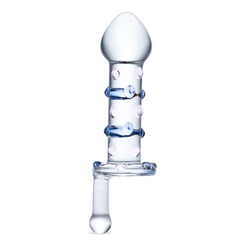 Dildo de Vidrio Rotatorio Candy Land 6.5 in.