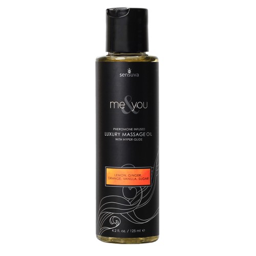 Sensuva Me & You Luxury Massage Oil Sugar Citrus