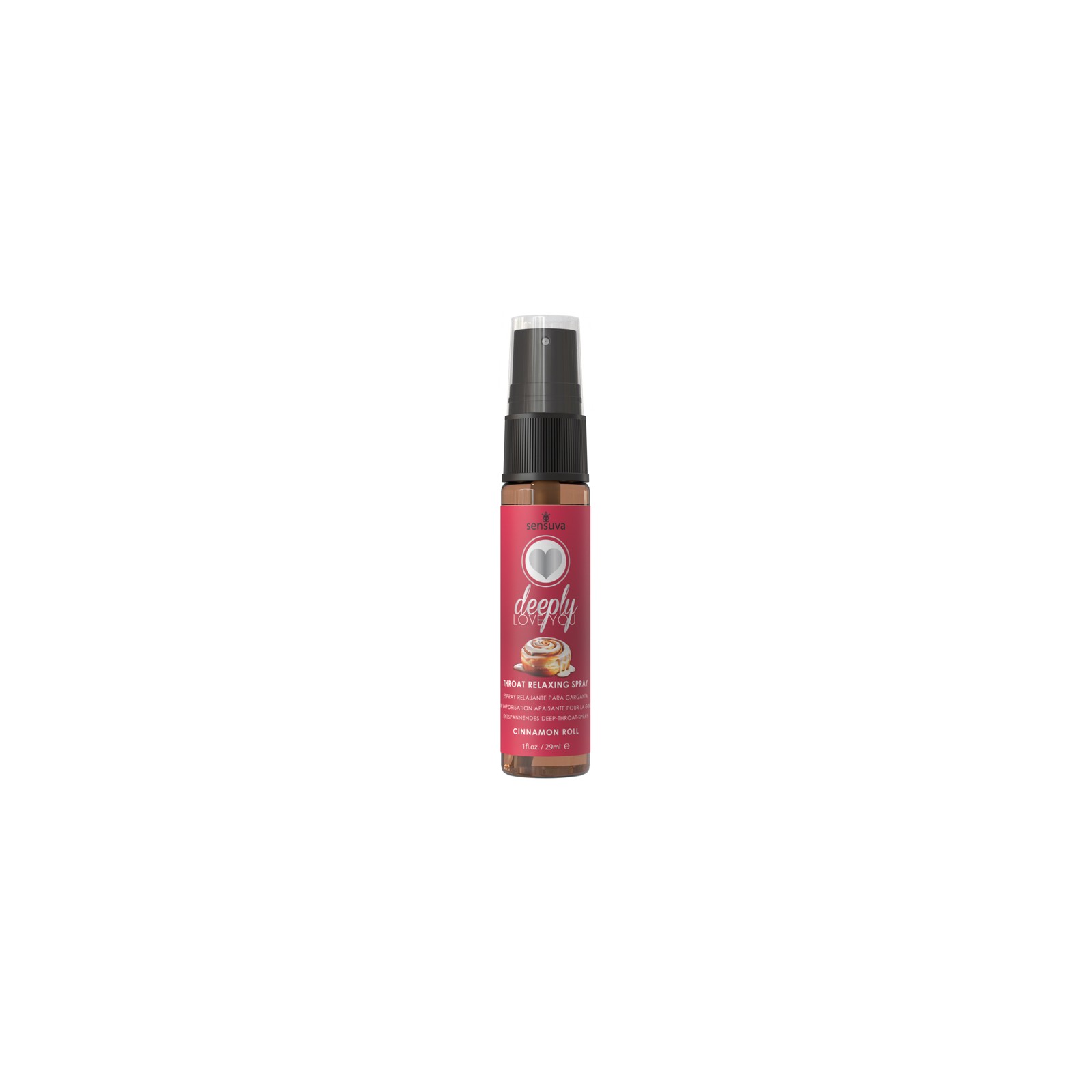 Sensuva Deeply Love You Throat Relaxing Spray Cinnamon Roll 1 oz