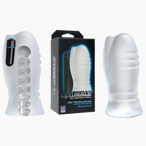 OptiMale Vibrating Stroker with Massage Beads