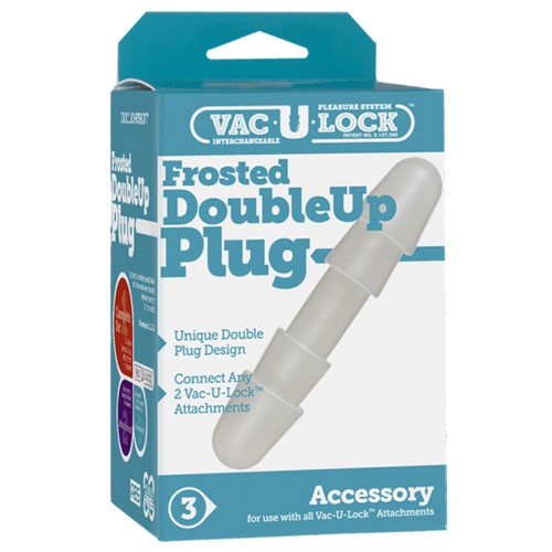 Vac-U-Lock Frosted DoubleUp Plug