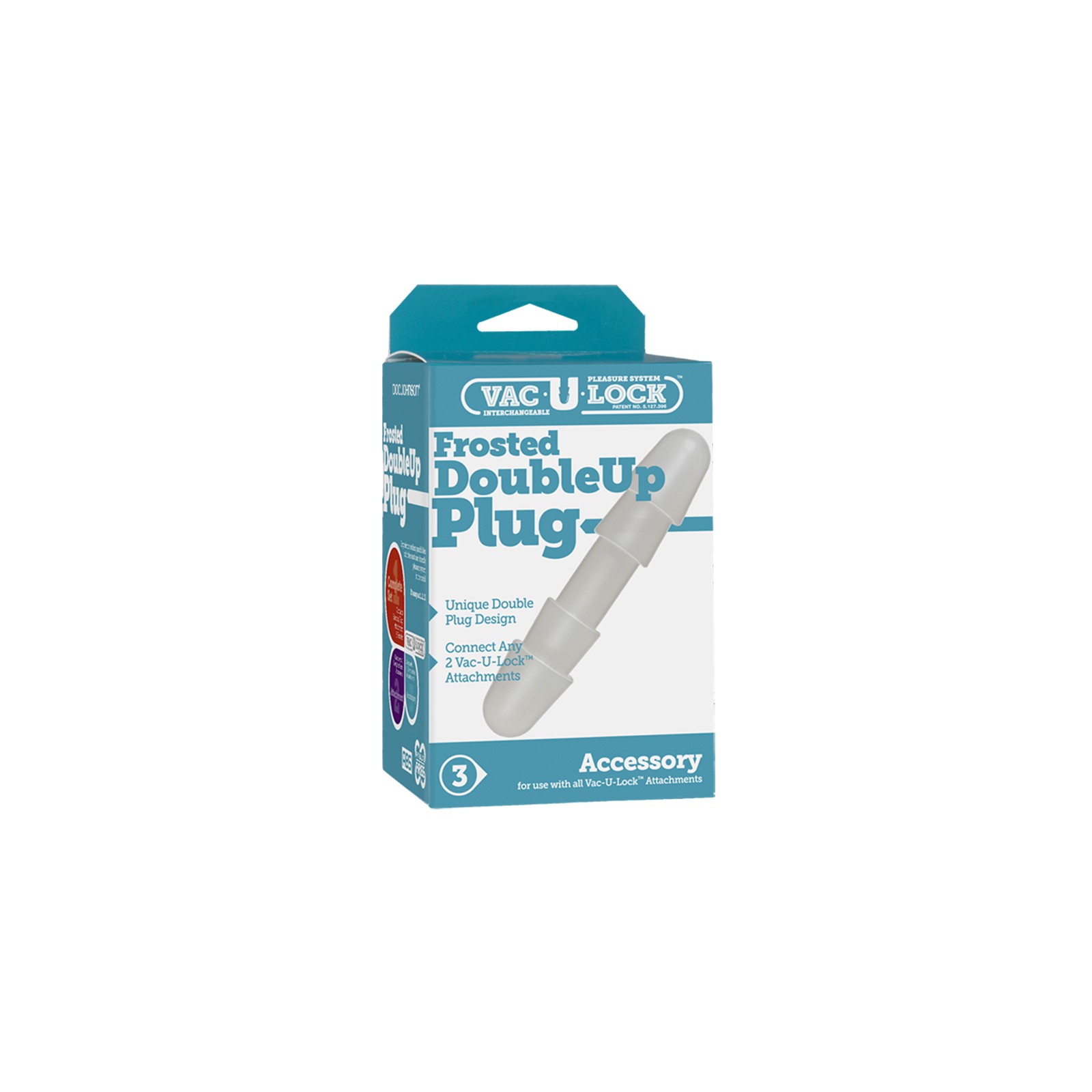 Vac-U-Lock Frosted DoubleUp Plug