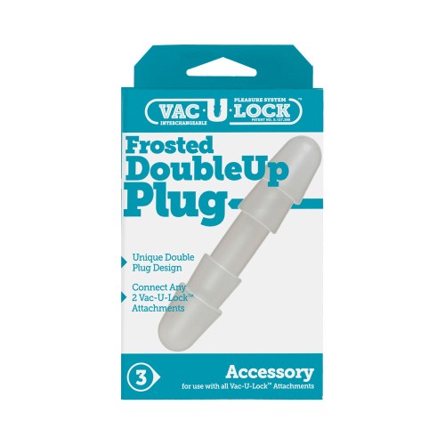 Vac-U-Lock Frosted DoubleUp Plug