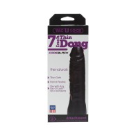 Dildo Delgado de 7 Pulgadas Vac-U-Lock The Naturals CODEBLACK