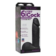 Vac-U-Lock Pene Realista ULTRASKYN de 6in CODEBLACK