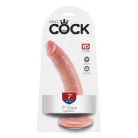 Pipedream King Cock Realistic Dildo - 7 in. with Suction Cup