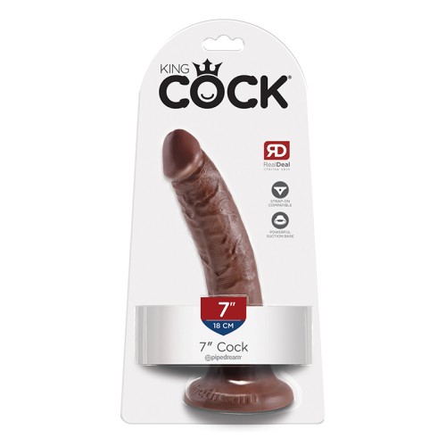 Dildo Realista Pipedream King Cock 7 pulgadas con Ventosa