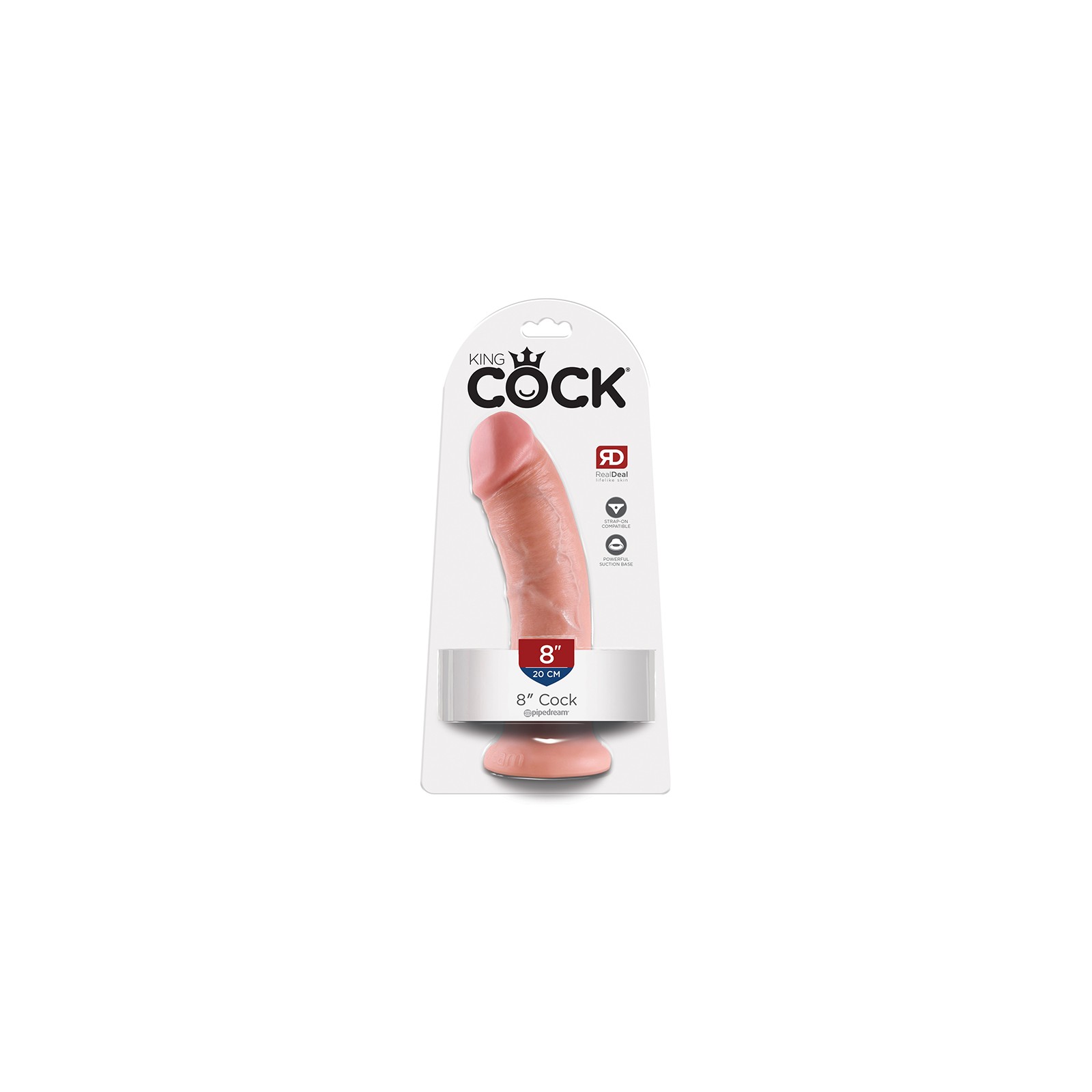 Dildo Realista Pipedream King Cock de 8 in.