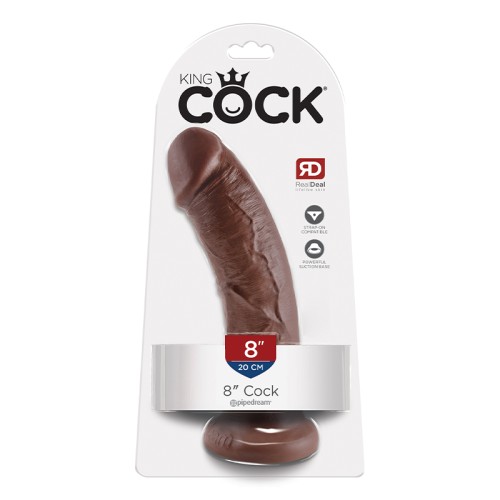 Pipedream King Cock 8 Inch Realistic Dildo with Suction Cup