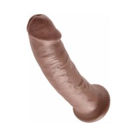 Dildo Realista Pipedream King Cock de 9 in. con Ventosa Marrón