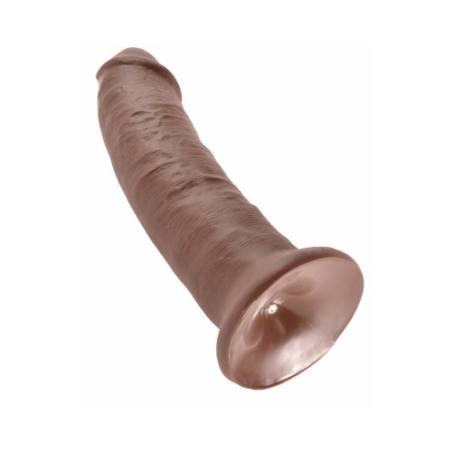 Dildo Realista Pipedream King Cock de 9 in. con Ventosa Marrón