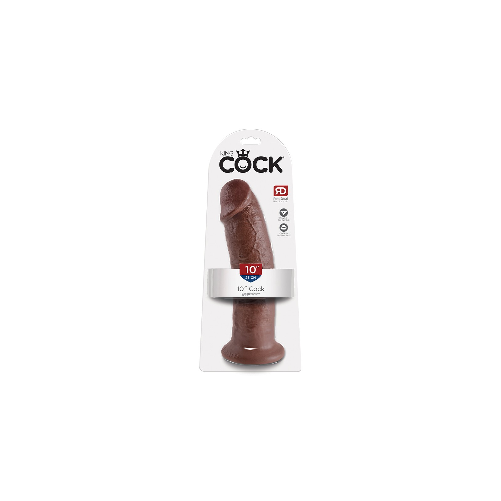 Pipedream King Cock 10 in. Dildo Realista con Ventosa