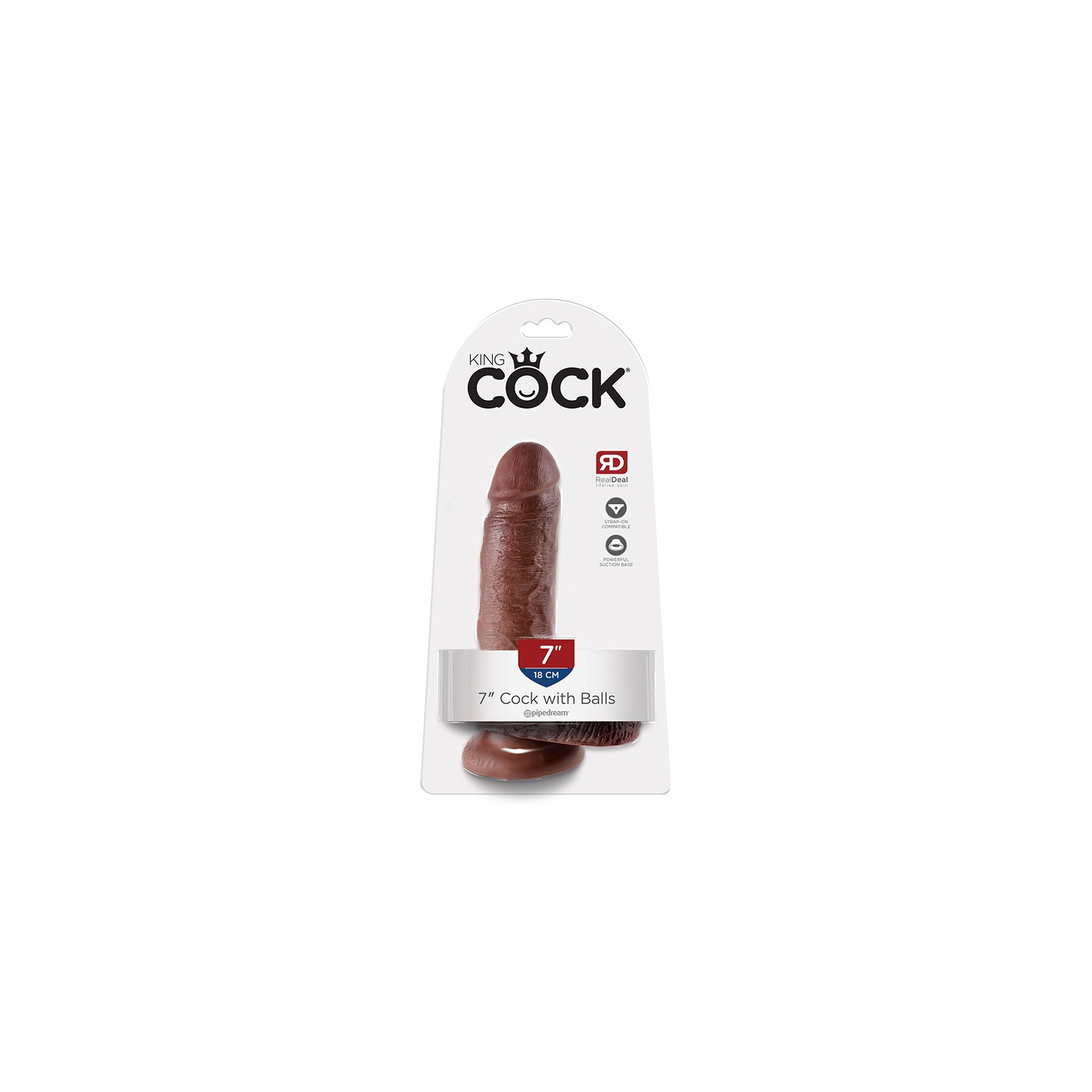 Dildo Realista con Ventosa Pipedream King Cock