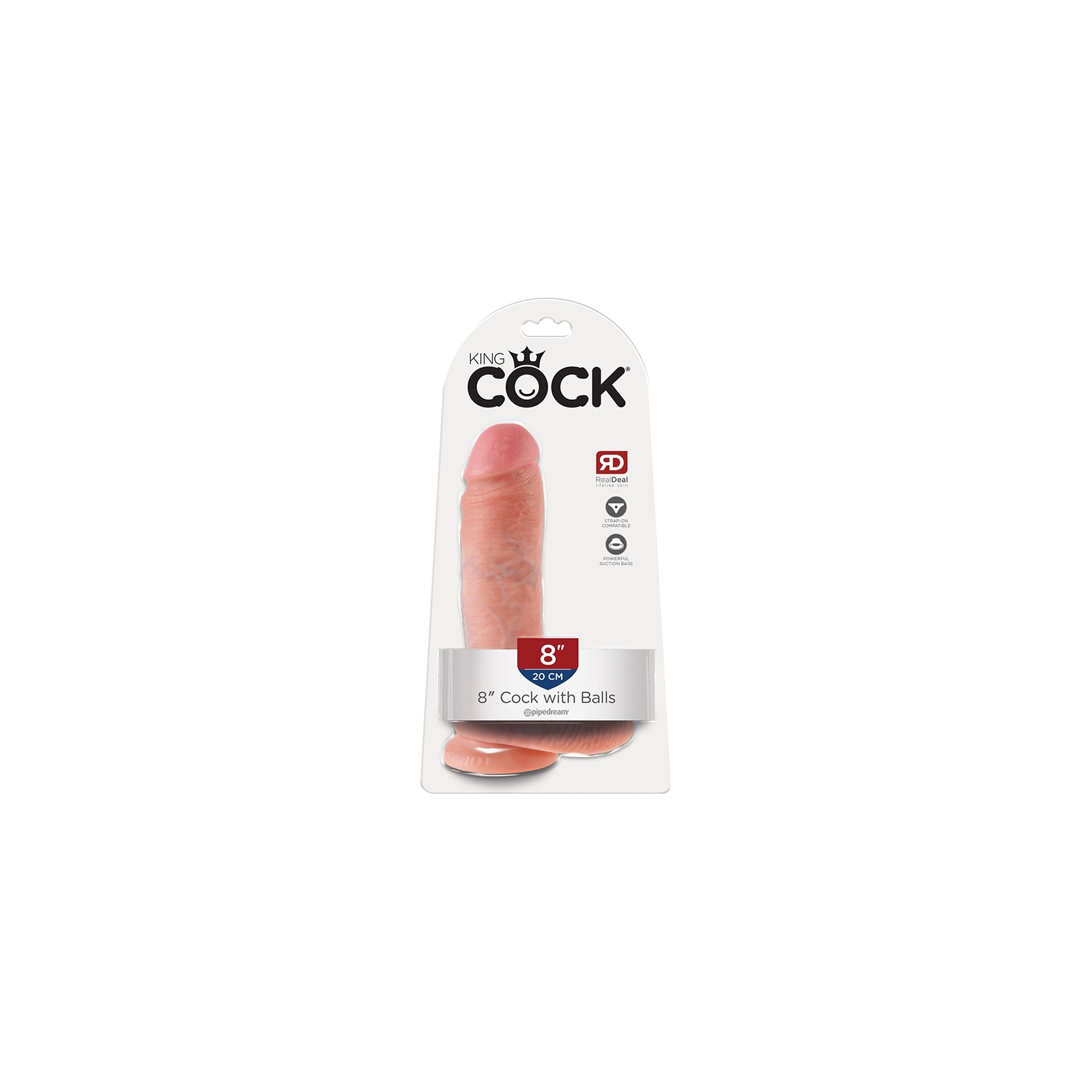 Pipedream King Cock 8 in. Dildo | Realistic Adult Toy