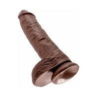 King Cock 10 inch Dildo with Balls for Realism