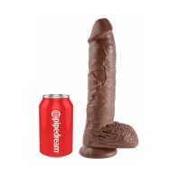 King Cock 10 inch Dildo with Balls for Realism