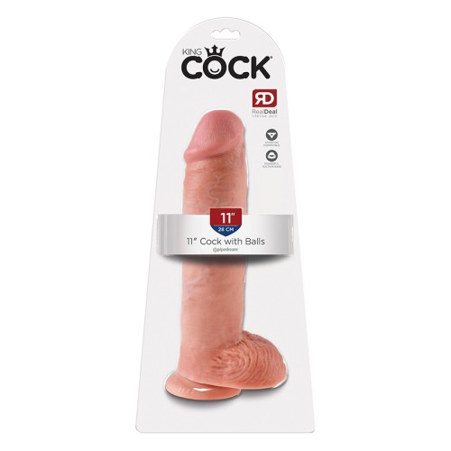 Dildo Pipedream King Cock de 11 pulgadas Realista