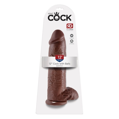 Dildo Pipedream King Cock de 12 in. - Diversión Realista