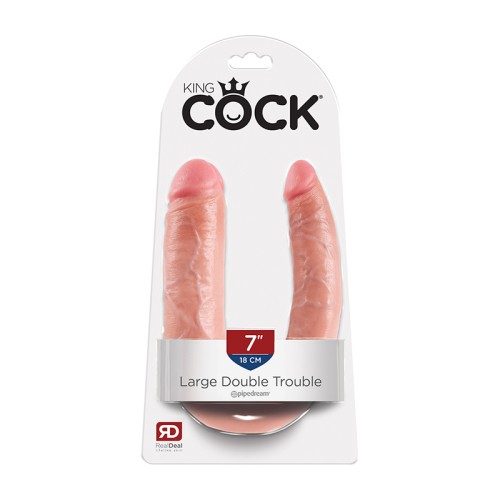 Pipedream King Cock Double Trouble Dildo