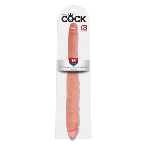 Pipedream King Cock 16 in. Tapered Double Dildo - Large Pleasure