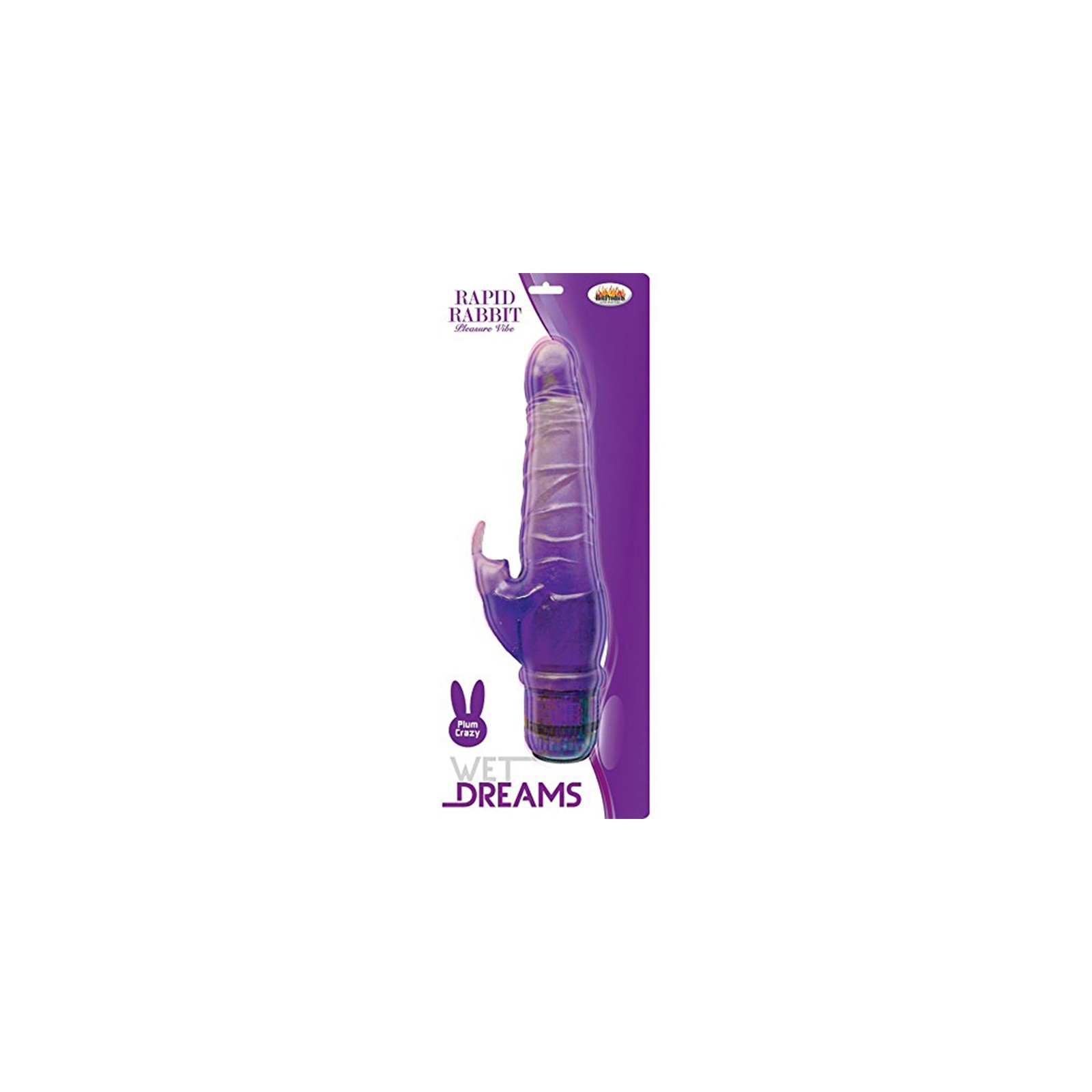 Wet Dreams Rapid Rabbit Vibrator Purple for Pleasure