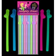 Glow-in-the-Dark Naughty Straws - Fun Party Accessory