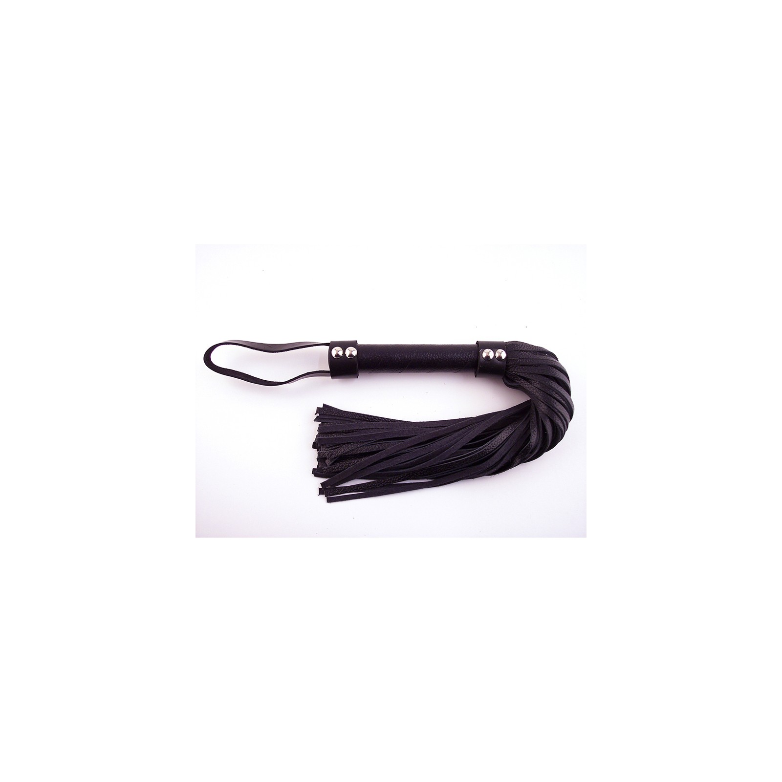 Rouge H-Style Leather Flogger Black