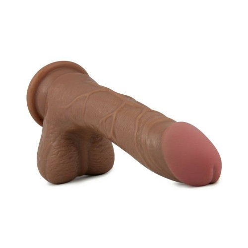 X5 Grinder Realistic Dildo with Balls Tan