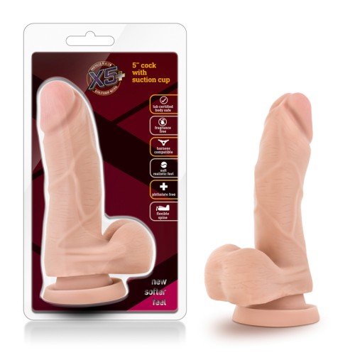 Dildo Realista de 5 in. X5 Plus con Testículos