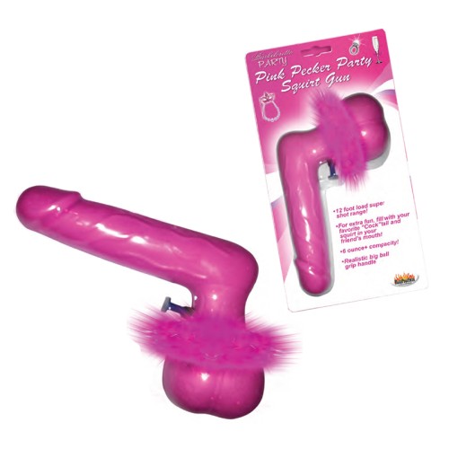 Pistola de Agua Pink Pecker Party para Eventos Divertidos