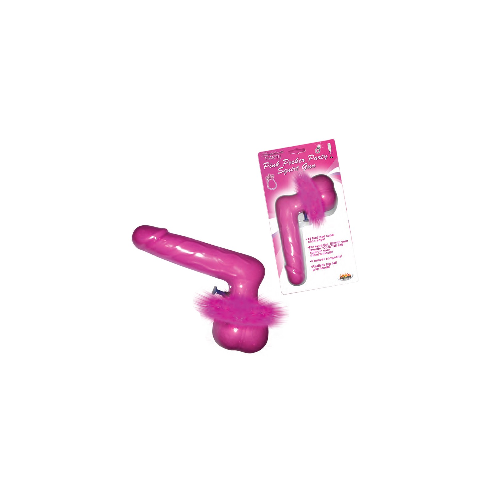 Pistola de Agua Pink Pecker Party para Eventos Divertidos